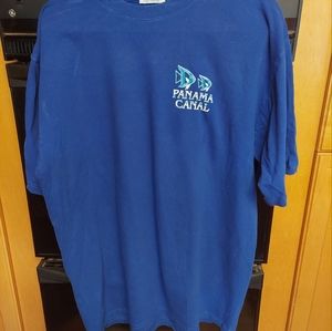 Princess Cruise Panama canal blue  tee shirt Xxl